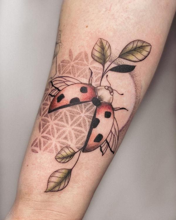 60+ ladybug tattoo Designs with Meanings