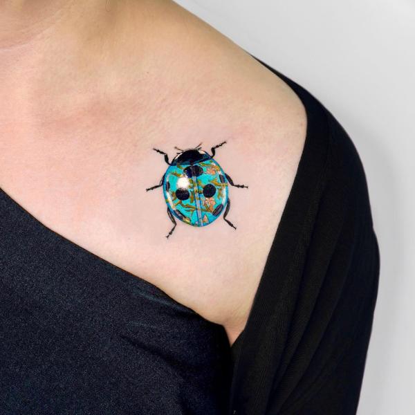 60+ ladybug tattoo Designs with Meanings