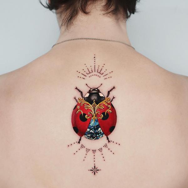 60+ ladybug tattoo Designs with Meanings