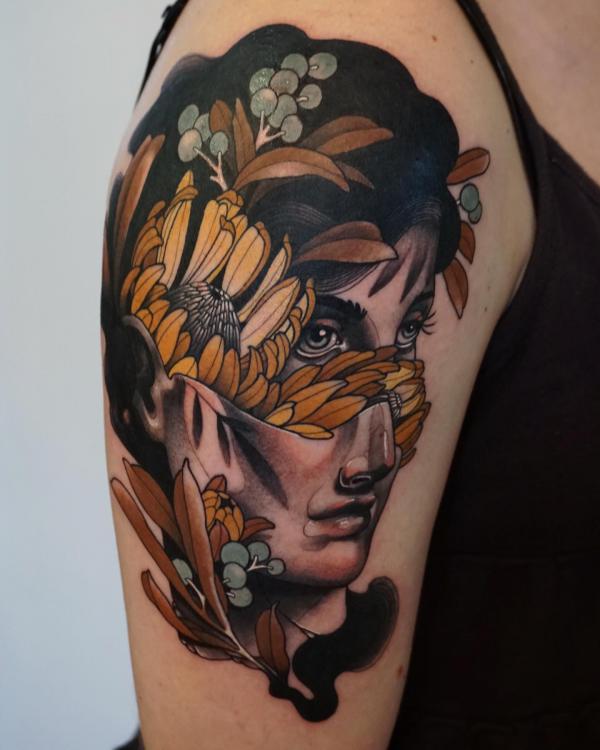 30 Beautiful Protea Tattoo Designs with Meaning