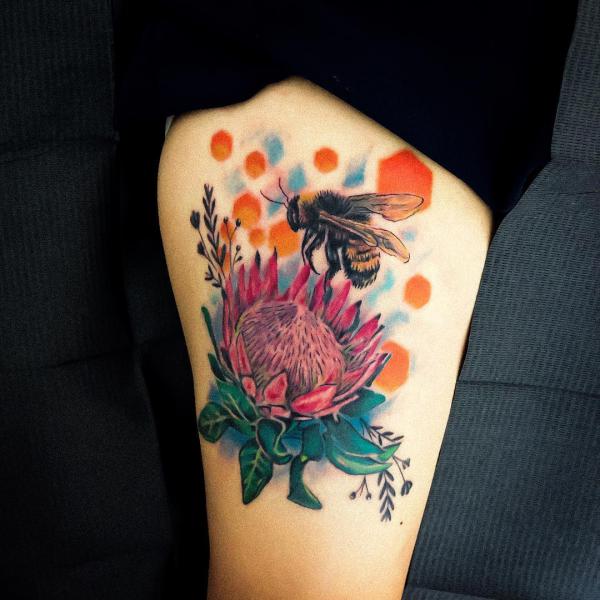 30 Beautiful Protea Tattoo Designs with Meaning
