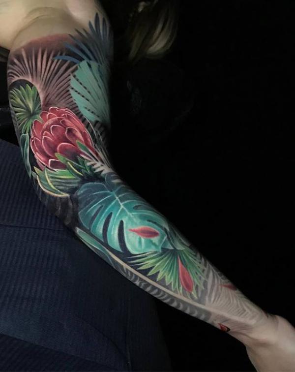 30 Beautiful Protea Tattoo Designs with Meaning