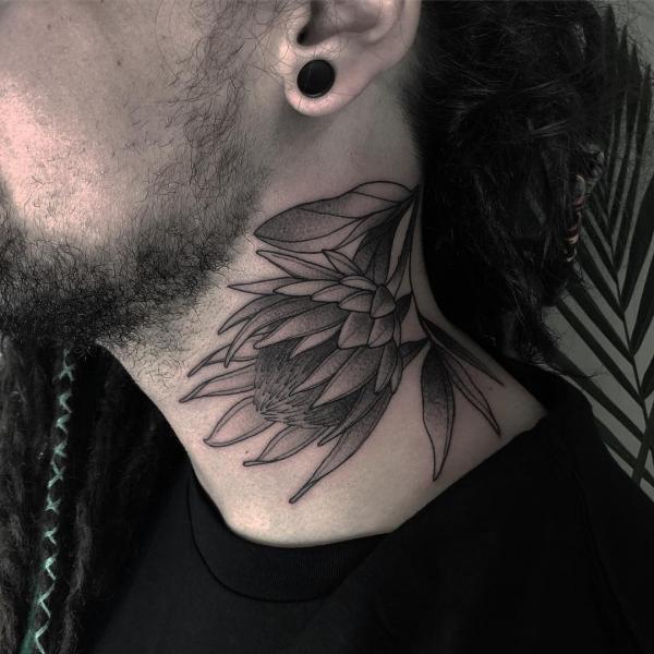 30 Beautiful Protea Tattoo Designs with Meaning