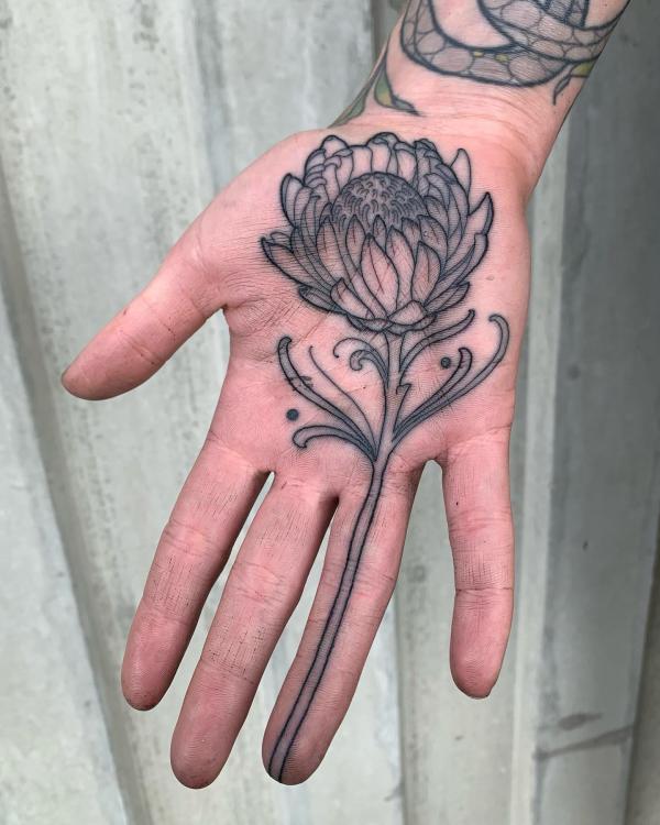 30 Beautiful Protea Tattoo Designs with Meaning