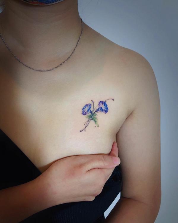 20 Morning Glory Tattoo Designs with Meaning