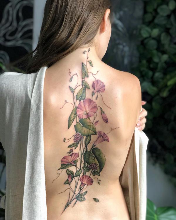 20 Morning Glory Tattoo Designs with Meaning