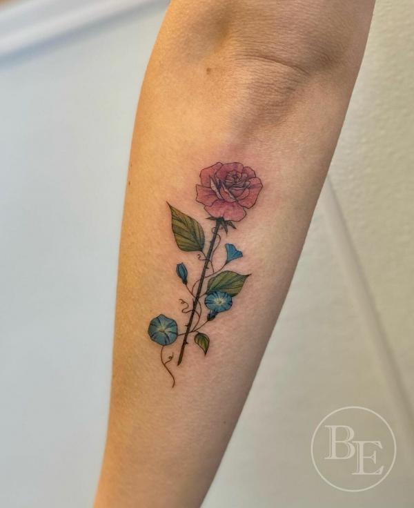 20 Morning Glory Tattoo Designs with Meaning