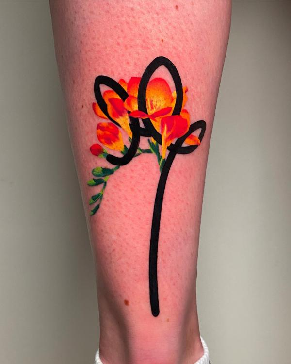 Freesia Tattoo: Unfolding the Meaning and Designs