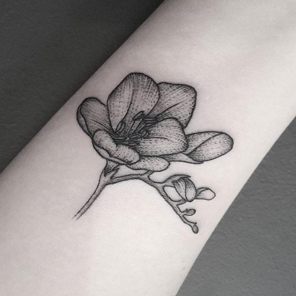 Freesia Tattoo: Unfolding the Meaning and Designs