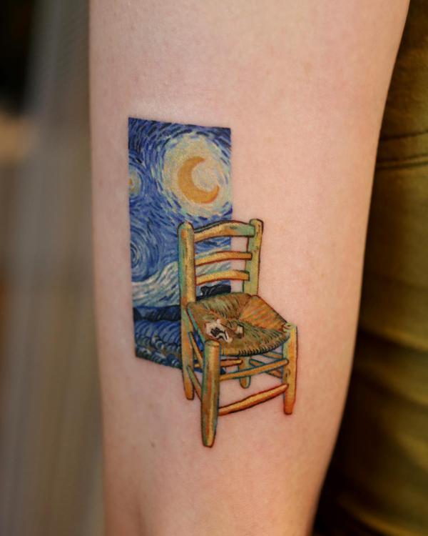 40 Glittering Starry Night Tattoo Designs