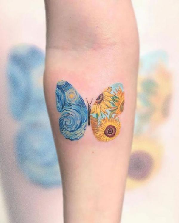 40 Glittering Starry Night Tattoo Designs