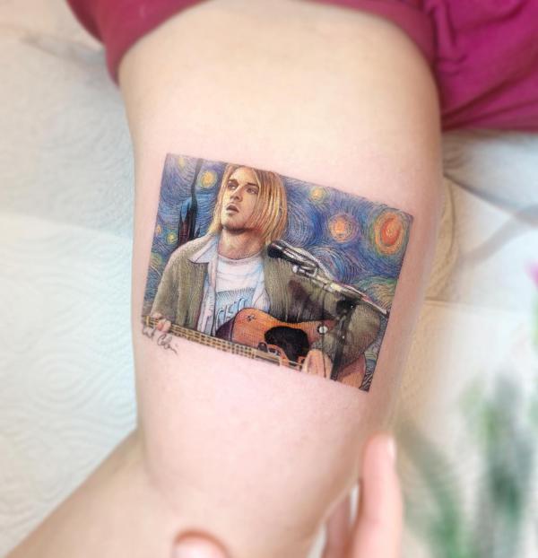 40 Glittering Starry Night Tattoo Designs