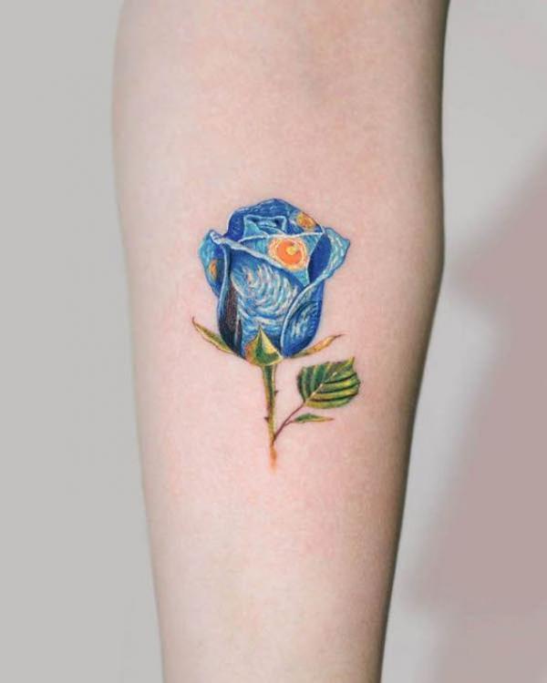 40 Glittering Starry Night Tattoo Designs