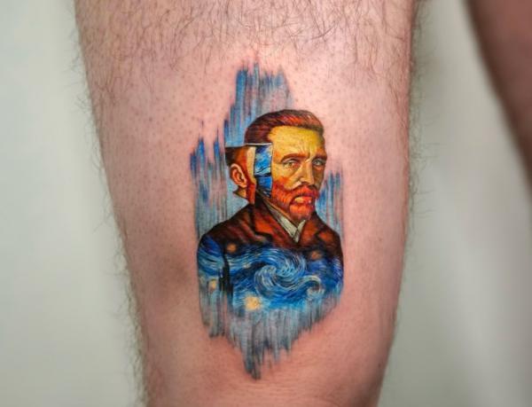 40 Glittering Starry Night Tattoo Designs