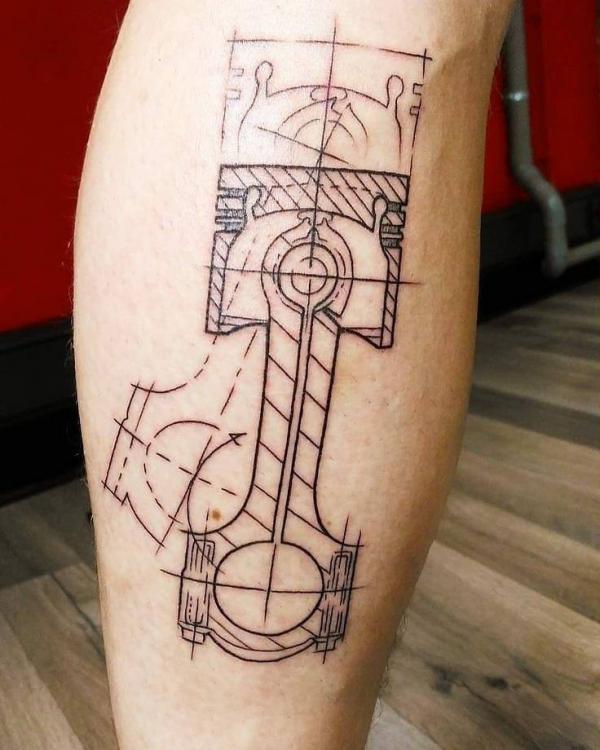 40 Mechanical Tattoos: The Fusion of Art and Technology