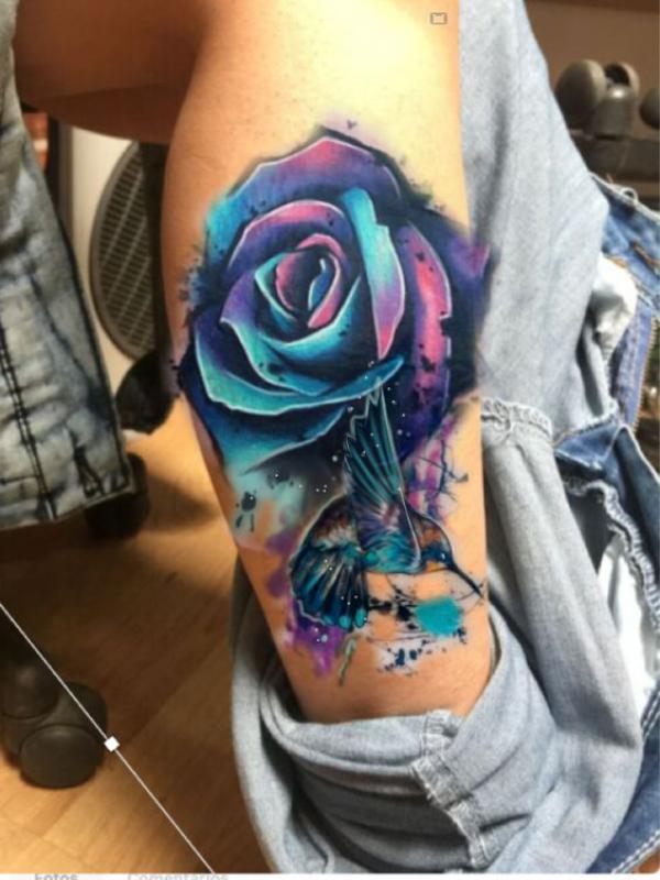 50 Blue Rose Tattoo Designs with Meaning