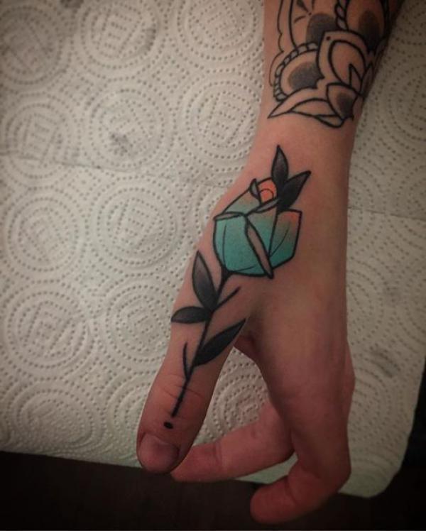 50 Blue Rose Tattoo Designs with Meaning