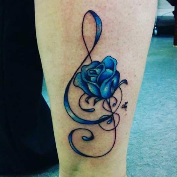50 Blue Rose Tattoo Designs with Meaning