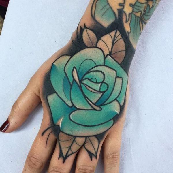 50 Blue Rose Tattoo Designs with Meaning