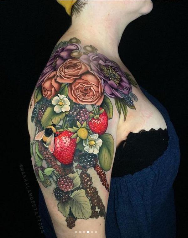 Strawberry Tattoo: Artistic Blend of Beauty and Meaning