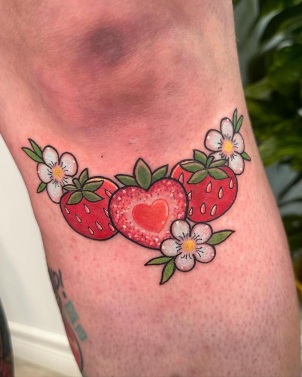 Strawberry Tattoo: Artistic Blend of Beauty and Meaning