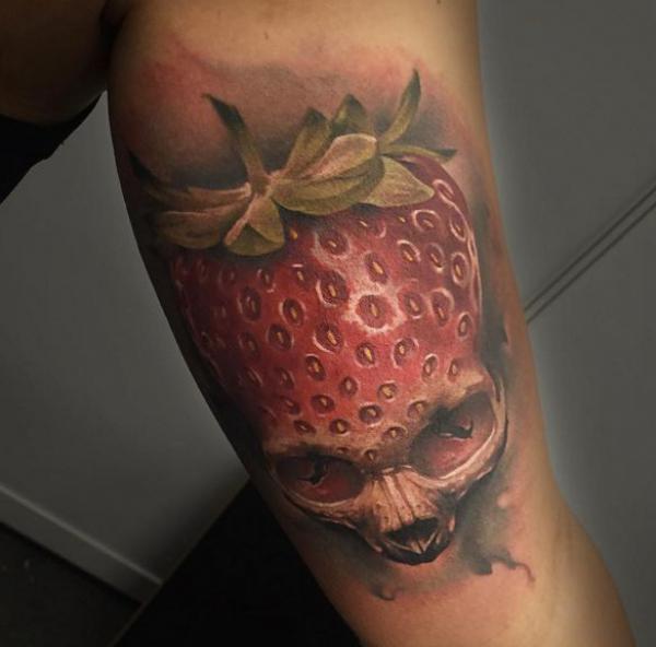 Strawberry Tattoo: Artistic Blend of Beauty and Meaning