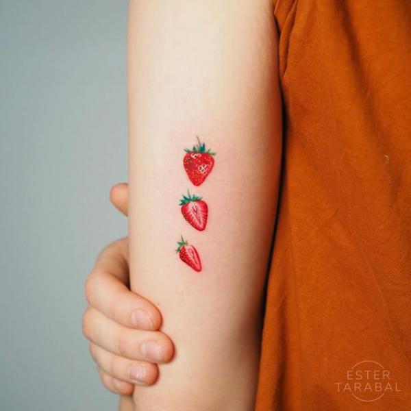 Strawberry Tattoo: Artistic Blend of Beauty and Meaning