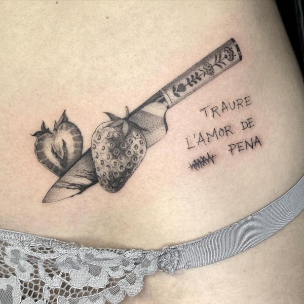 Strawberry Tattoo: Artistic Blend of Beauty and Meaning