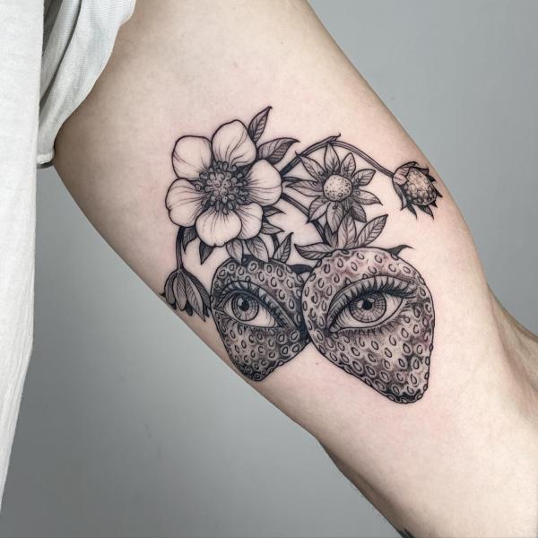 Strawberry Tattoo: Artistic Blend of Beauty and Meaning