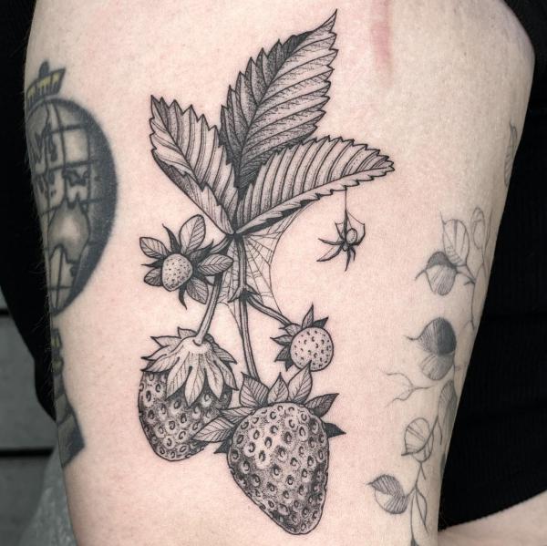 Strawberry Tattoo: Artistic Blend of Beauty and Meaning