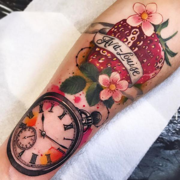 Strawberry Tattoo: Artistic Blend of Beauty and Meaning
