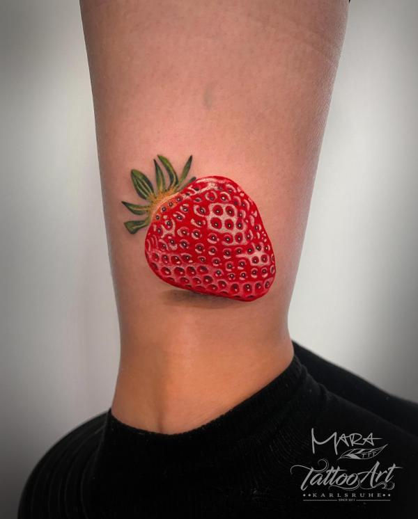 Strawberry Tattoo: Artistic Blend of Beauty and Meaning