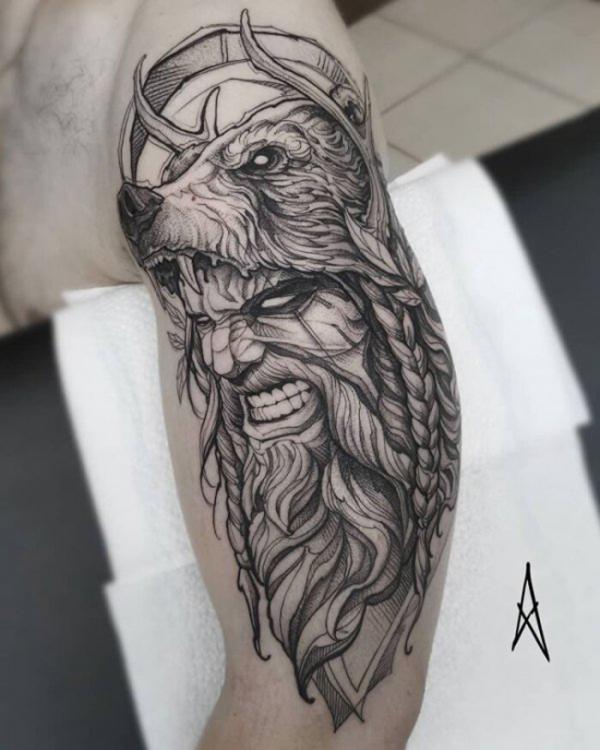 Odin Tattoo: Symbolism and Designs
