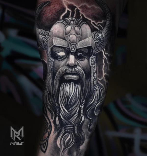 Odin Tattoo: Symbolism and Designs
