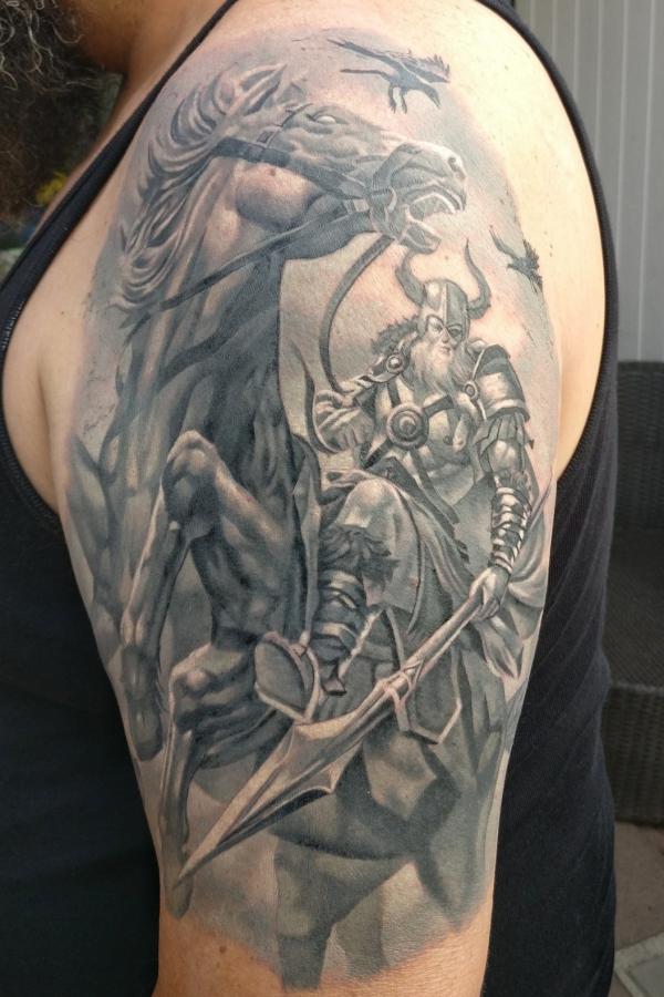 Odin Tattoo: Symbolism and Designs