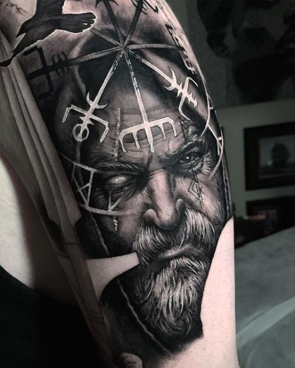 Odin Tattoo: Symbolism and Designs