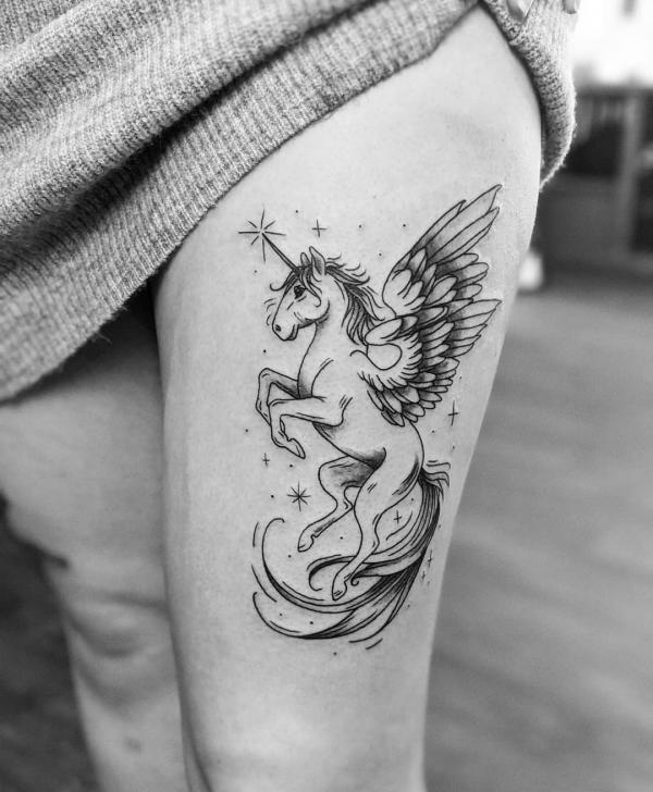 40 Inspiring Unicorn Tattoos with Meaning