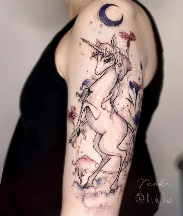 40 Inspiring Unicorn Tattoos with Meaning