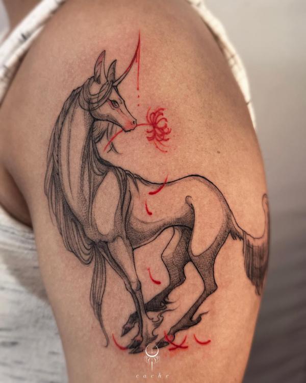 40 Inspiring Unicorn Tattoos with Meaning