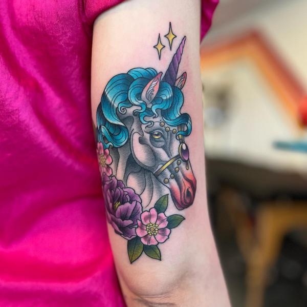 40 Inspiring Unicorn Tattoos with Meaning