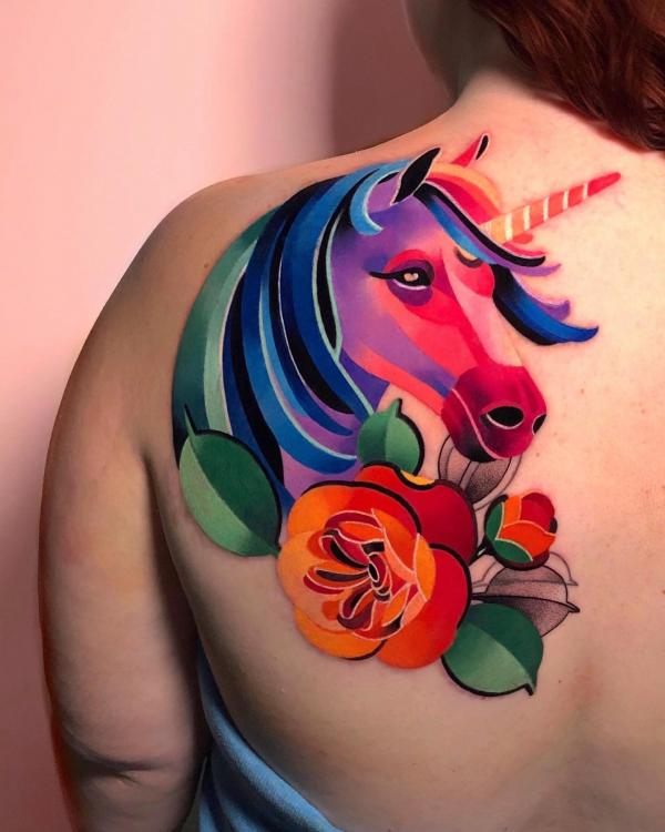 40 Inspiring Unicorn Tattoos with Meaning