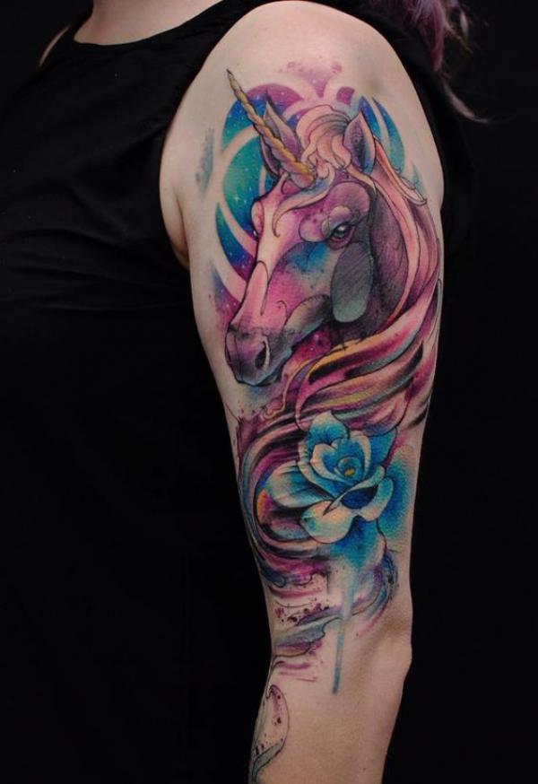 40 Inspiring Unicorn Tattoos with Meaning