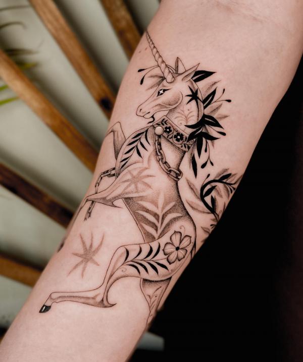 40 Inspiring Unicorn Tattoos with Meaning