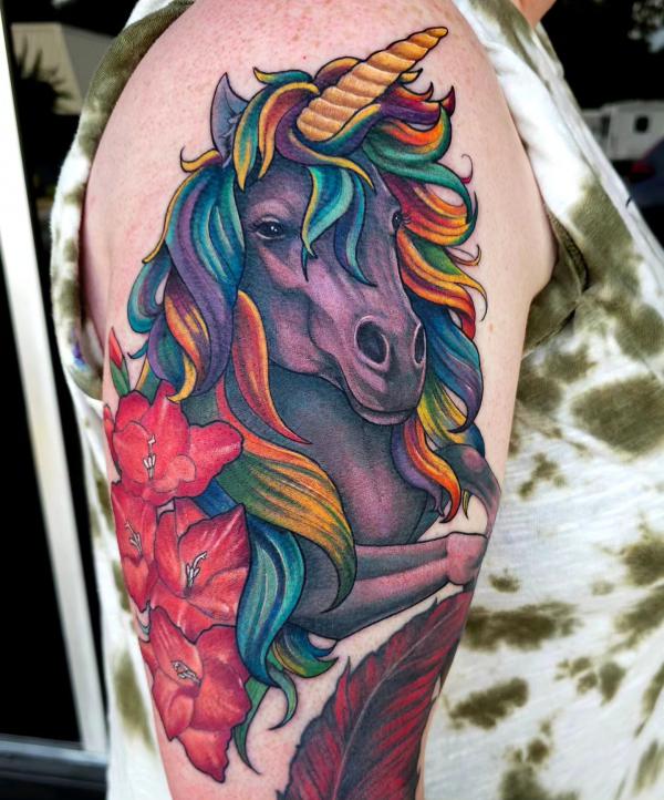 40 Inspiring Unicorn Tattoos with Meaning