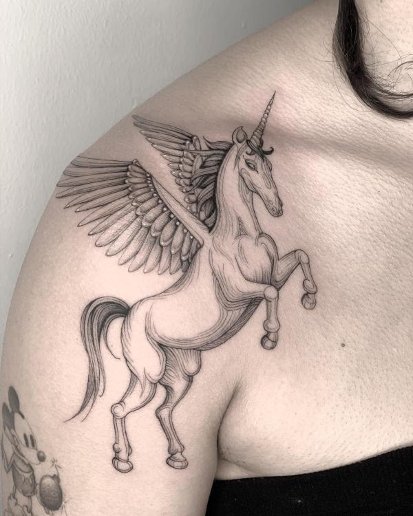 40 Inspiring Unicorn Tattoos with Meaning