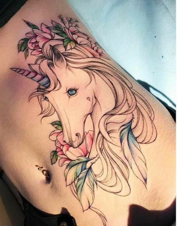 40 Inspiring Unicorn Tattoos with Meaning