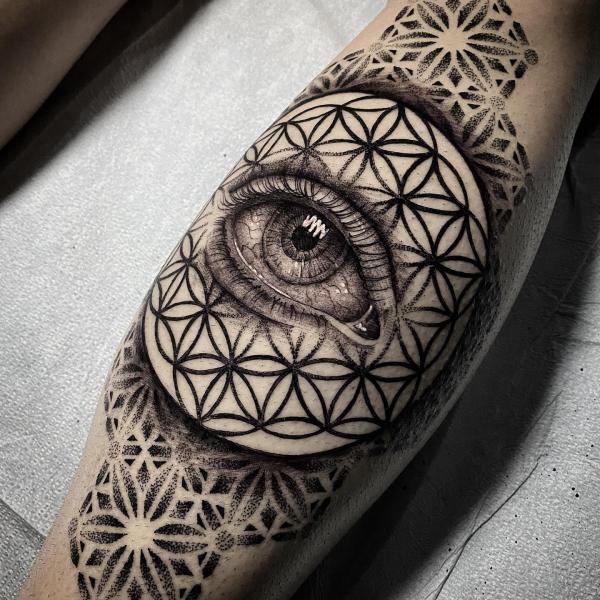 40 Flower of Life Tattoo Designs with Meanings