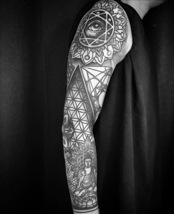 40 Flower of Life Tattoo Designs with Meanings