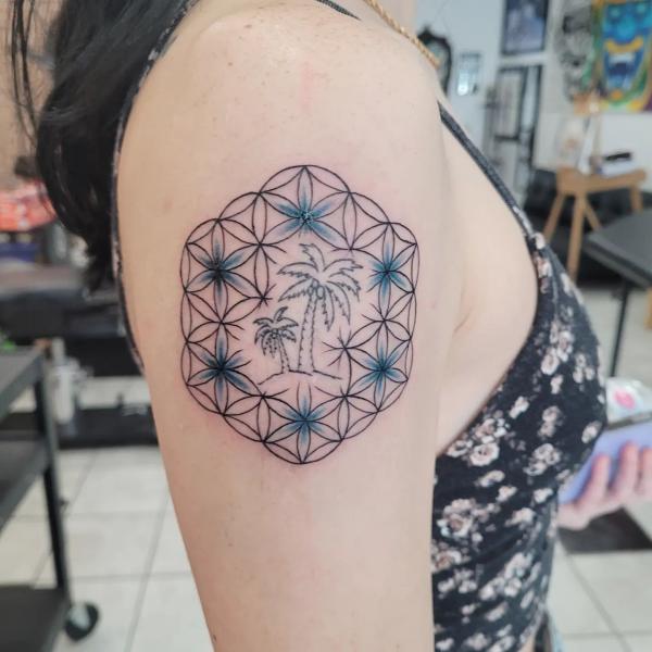 40 Flower of Life Tattoo Designs with Meanings