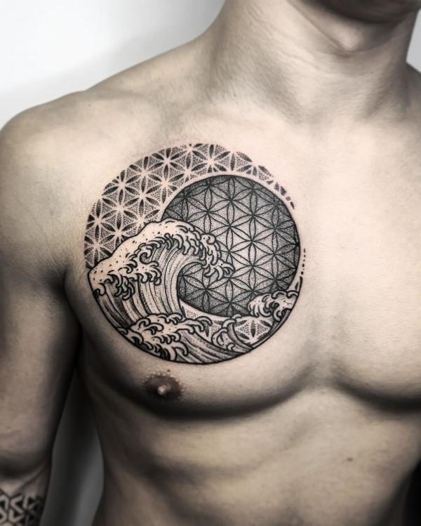 40 Flower of Life Tattoo Designs with Meanings